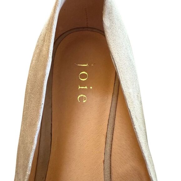 Joie Loafers Suede Snakeskin Shoes 38 1/2 - Picture 8 of 11